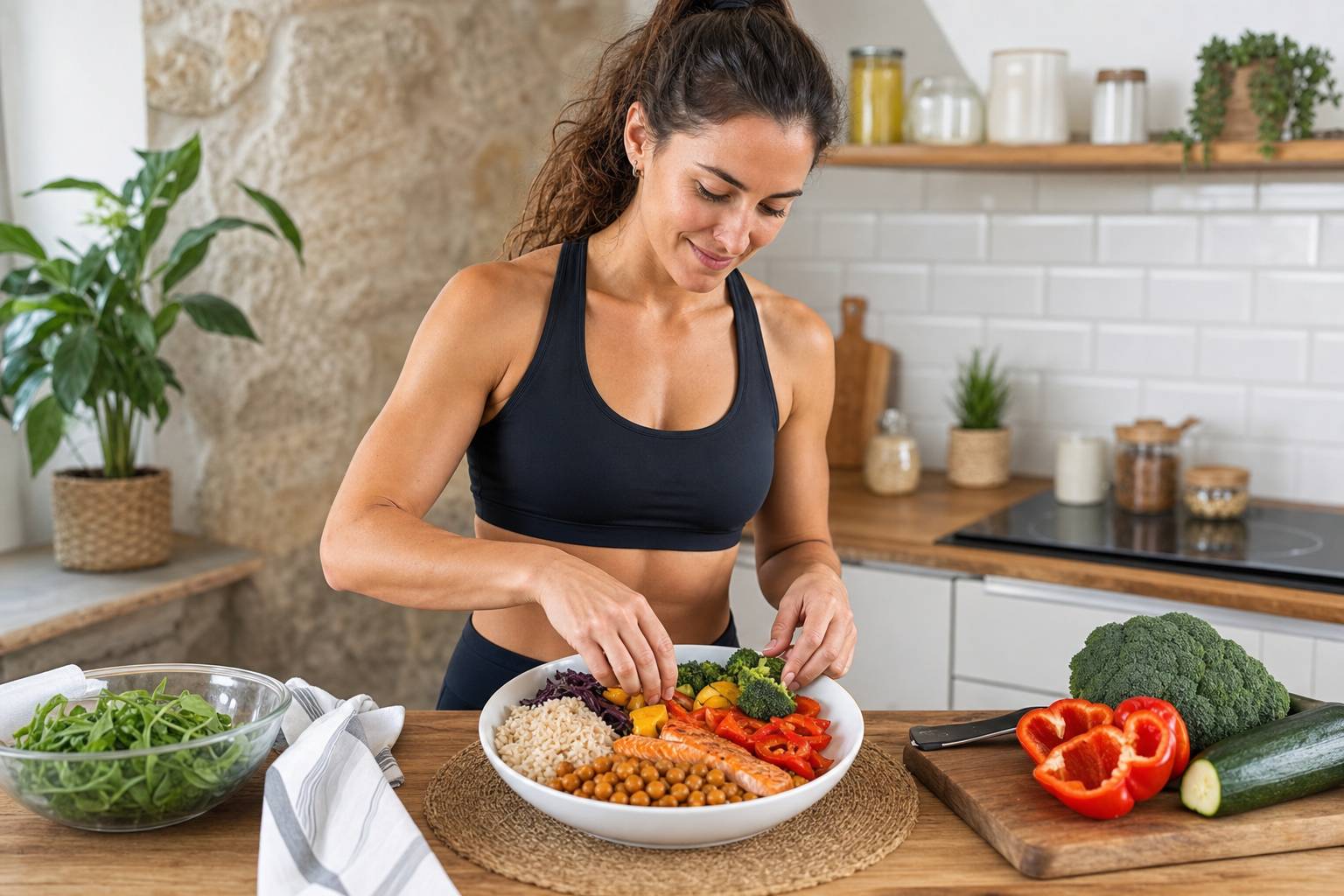 Cuánta proteína necesita una mujer que entrena
