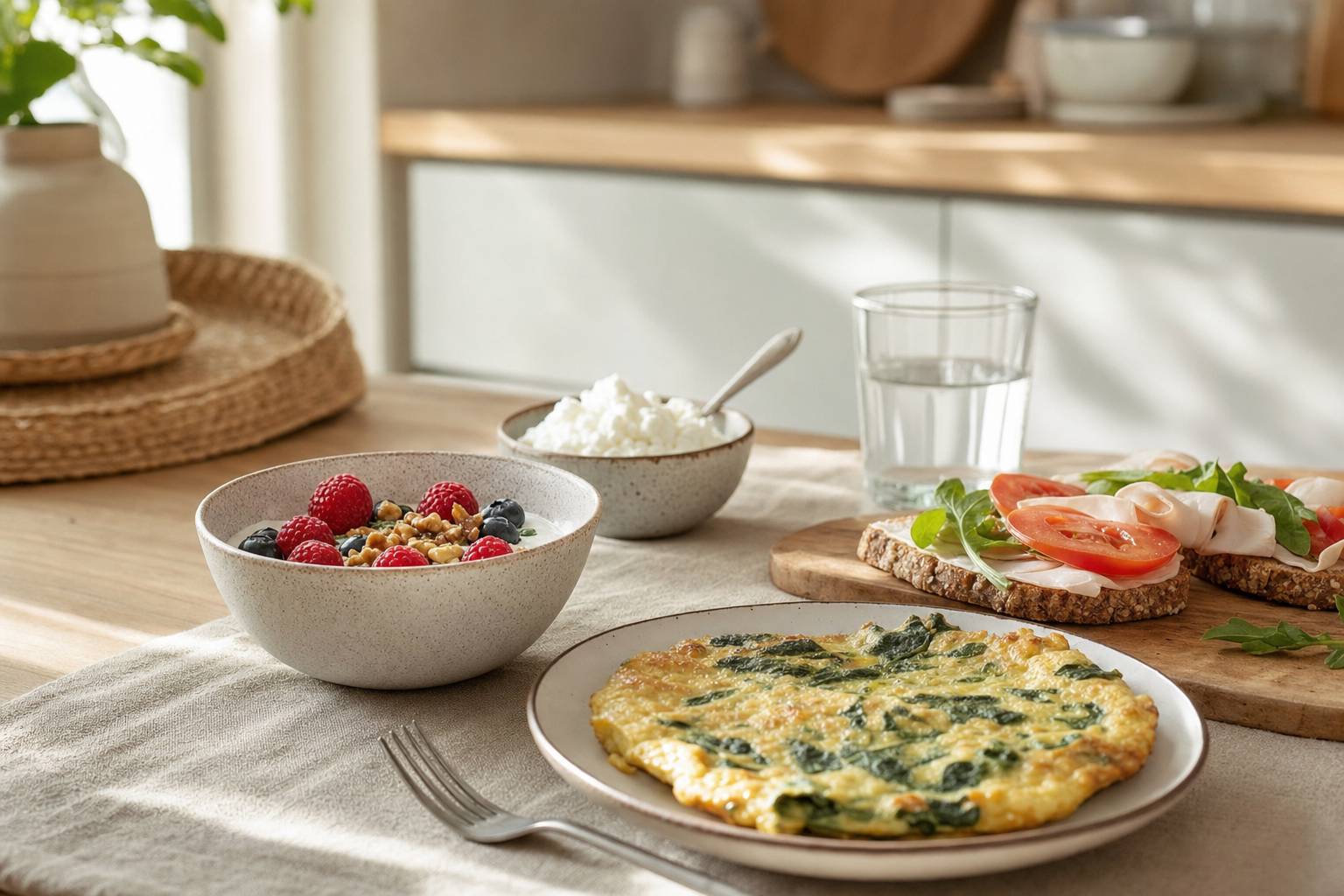 Desayunos ricos en proteína sin suplementos
