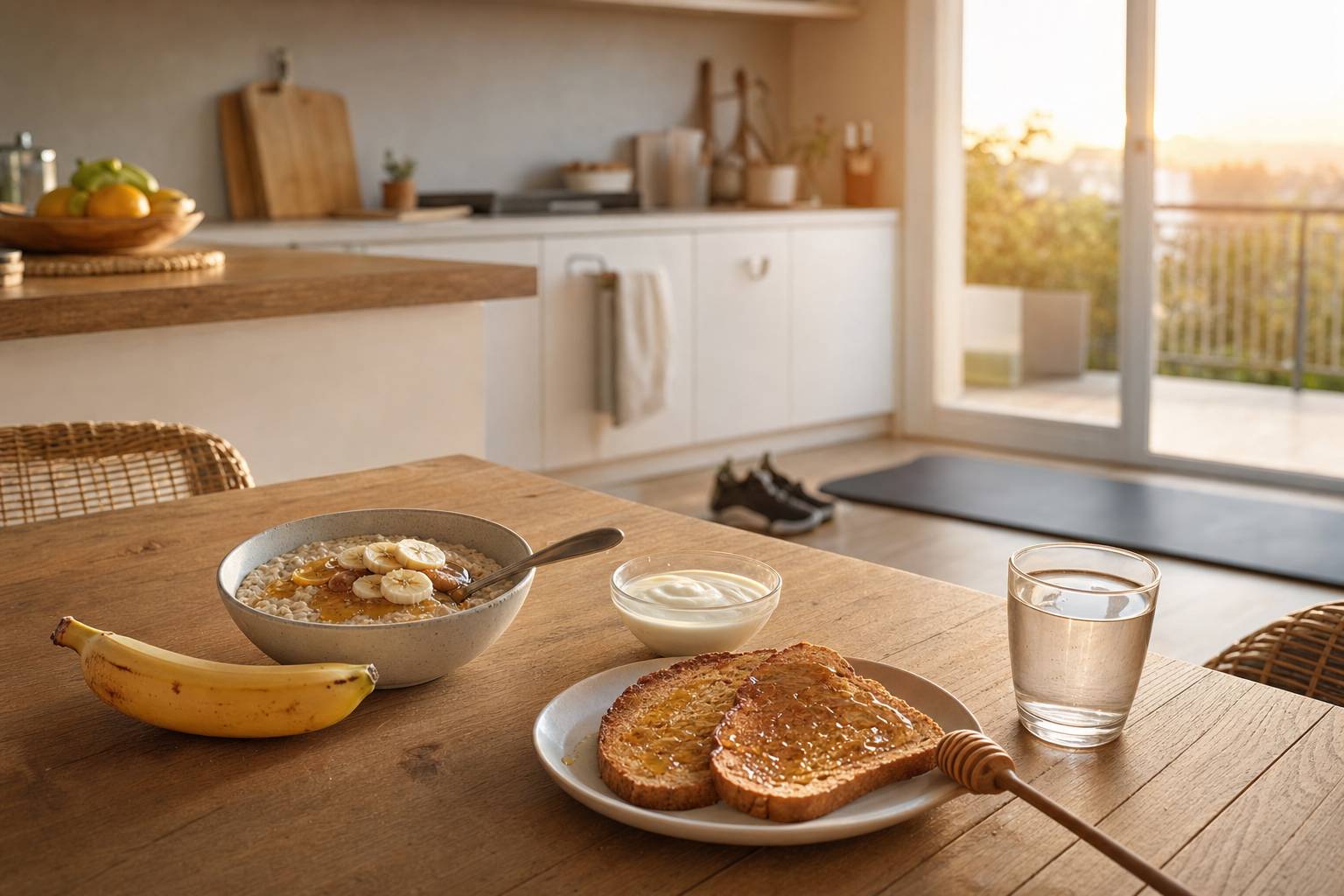 Qué comer antes de entrenar por la mañana para tener energía